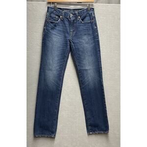 American Eagle Mens‎ Original Straight Leg Denim Blue Jeans Size 28 X 31 Cotton